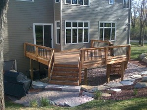 Deck, porch or outdoor living project built by Carstensen Construction in the Twin Cities