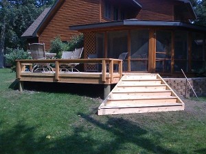 Deck, porch or outdoor living project built by Carstensen Construction in the Twin Cities