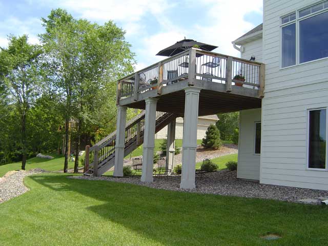 Deck, porch or outdoor living project built by Carstensen Construction in the Twin Cities