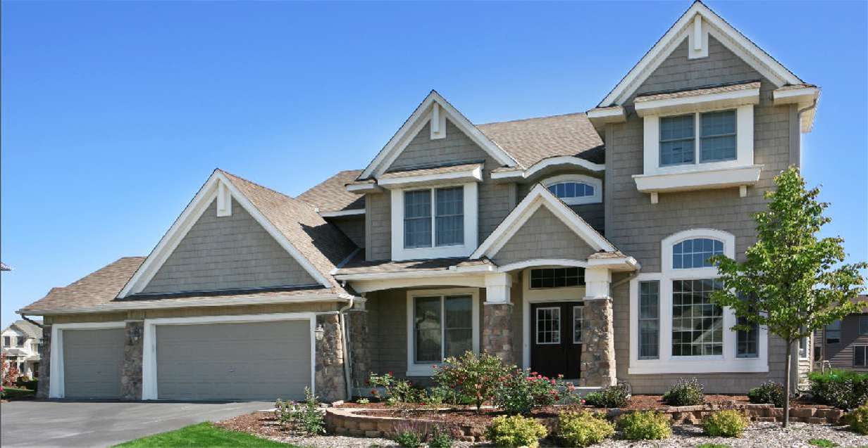 Newly built two-story home in Minneapolis