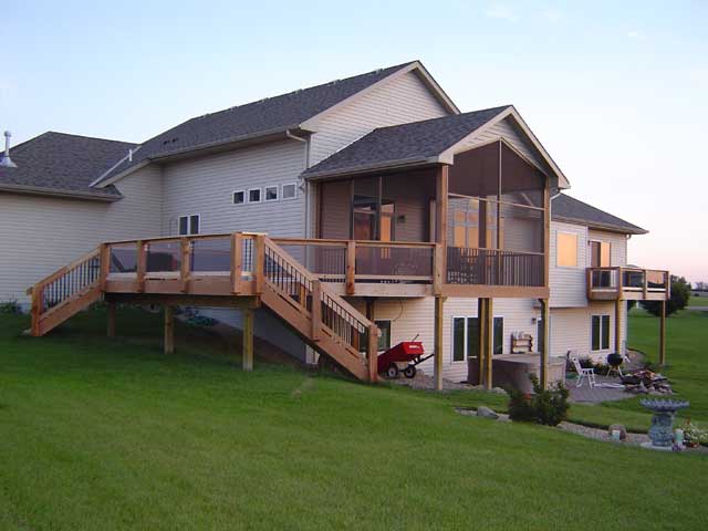 Deck, porch or outdoor living project built by Carstensen Construction in the Twin Cities
