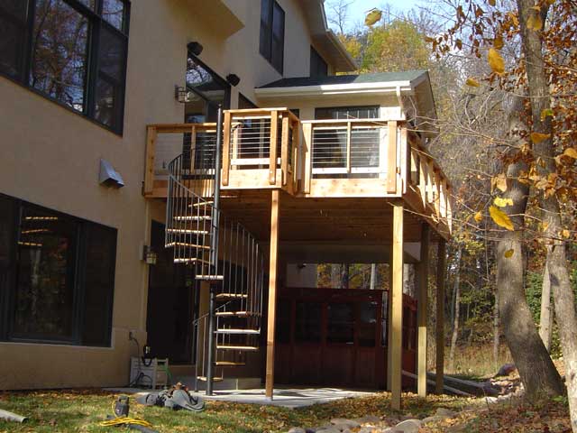 Deck, porch or outdoor living project built by Carstensen Construction in the Twin Cities