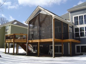Deck, porch or outdoor living project built by Carstensen Construction in the Twin Cities