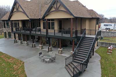 Deck, porch or outdoor living project built by Carstensen Construction in the Twin Cities